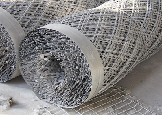 Low Carbon Steel Galvanized Spiral Razor Wire Barbed Wire Single Screw
