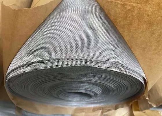 SS 316L 1.2m Steel Filter Mesh  Plain Twill Dutch Weave Primary Color