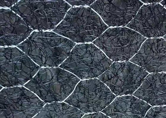 Low Carbon Steel 200g/M2 Hexagonal Wire Mesh Electro Galvanizing Zinc Plating